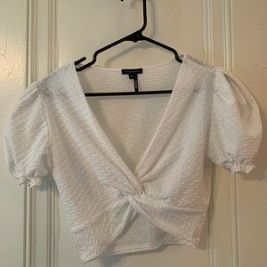 Puff sleeve summer top